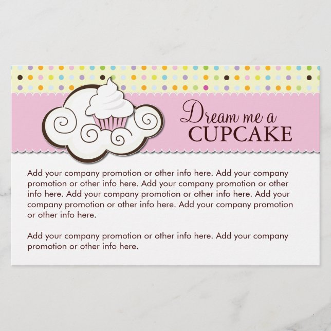 Cupcake Bakery Flyer (Vorne)