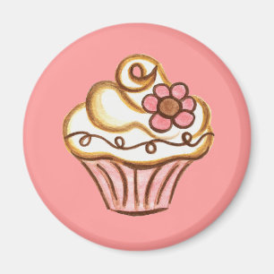 Cupcake Bakery Kitchenette Magnet