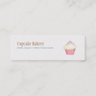 Cupcake Bakery MIni Business Card Visitenkarte