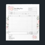 Cupcake Bakery Mixer Bestellformular Notepad Notizblock<br><div class="desc">Gebäck Konditorei Bakery Bestellformular Rechnungsformular mit Vintagem Mixer</div>