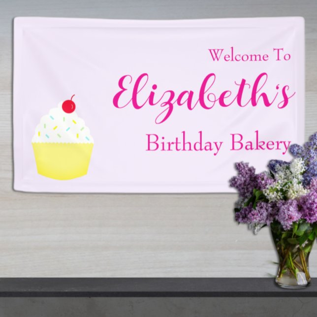 Cupcake Baking Birthday Banner (Von Creator hochgeladen)
