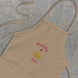 Cupcake Baking Birthday Kinderschürze