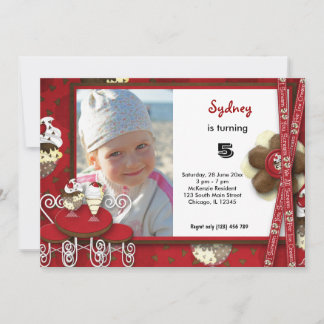 Cupcake Birthday Einladung