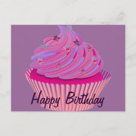 Cupcake Birthday Postkarte