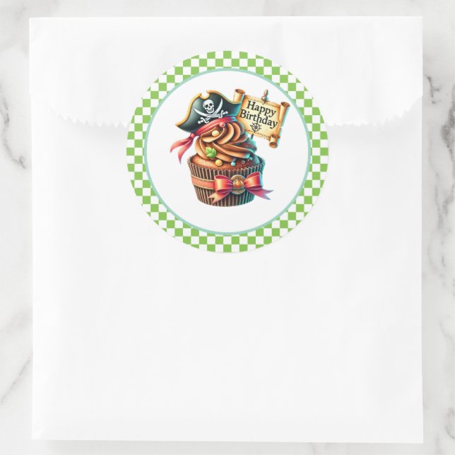 Cupcake Birthday Stickers (Tasche)