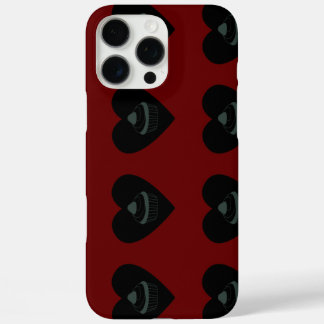 Cupcake blutrot schwarz iPhone 16 pro max hülle