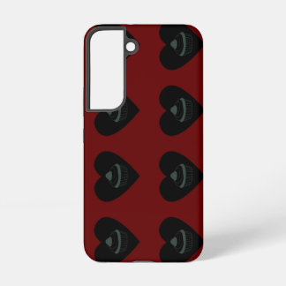 Cupcake blutrot schwarz samsung galaxy hülle