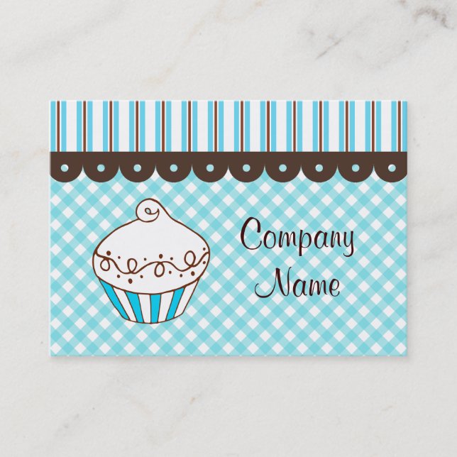 Cupcake Business Card Visitenkarte (Vorderseite)