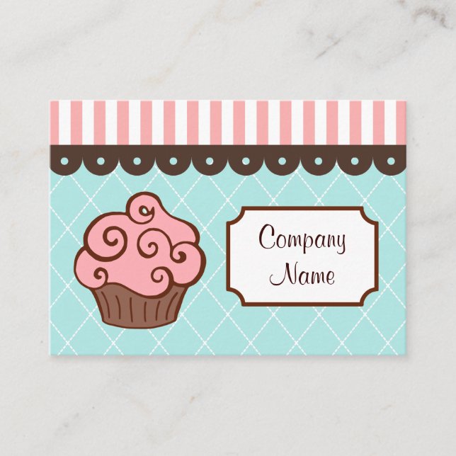 Cupcake Business Cards Visitenkarte (Vorderseite)
