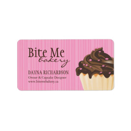 Cupcake Business Packaging Labels Adressaufkleber
