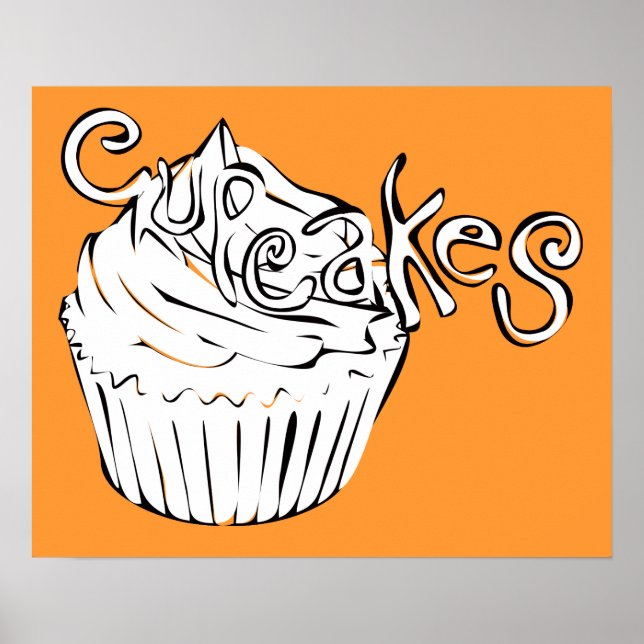 Cupcake Curles Poster (Vorne)