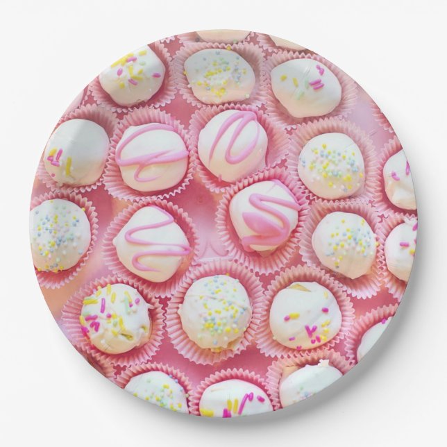 Cupcake Delays Pappteller (Vorderseite)