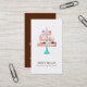 Cupcake Dessert Backbäckerei Business-Paket Visitenkarte (Vorderseite/Rückseite Beispiel)