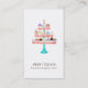 Cupcake Dessert Backbäckerei Business-Paket Visitenkarte (Vorderseite)