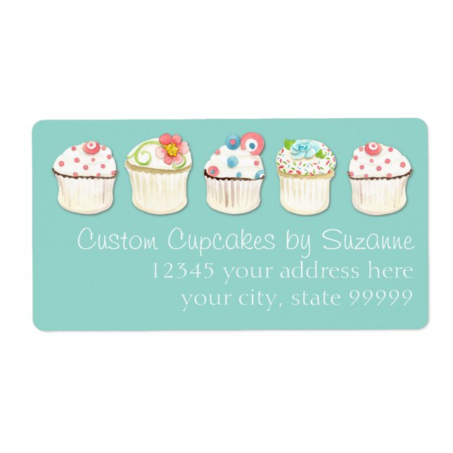 Cupcake Dessert Baking Bakery Business Identity (Vorne)