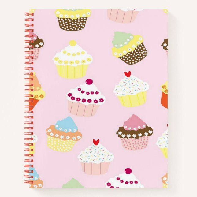 Cupcake Dream Spiral Carnet (Devant)