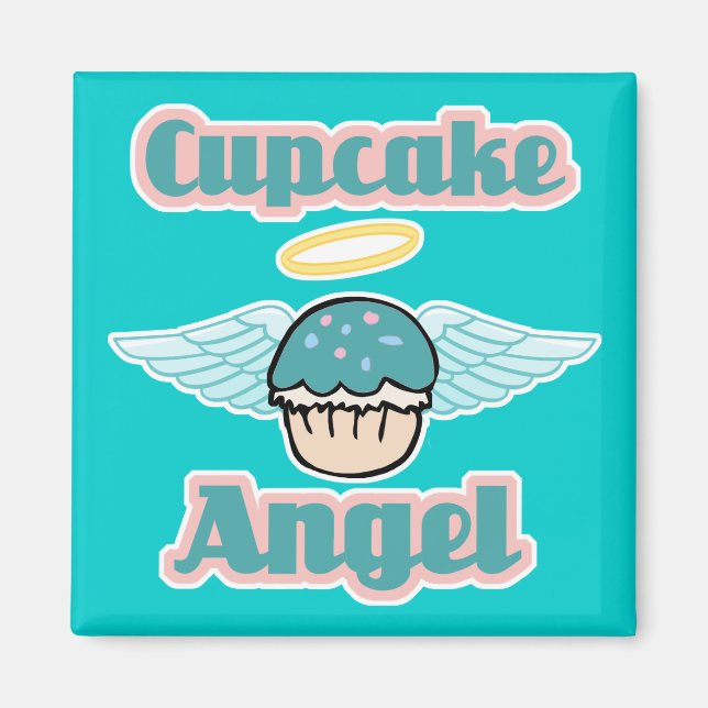 Cupcake-Engel Magnet (Vorne)