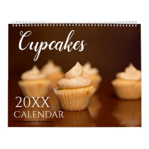 Cupcake Essen 2027 Wand Kalender