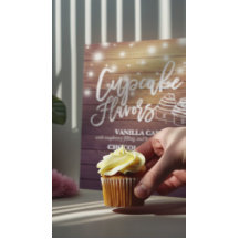 Cupcake Flavors Hochzeitszeichen Couple Mason Jar 