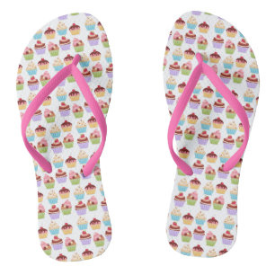 Cupcake Flip Flops