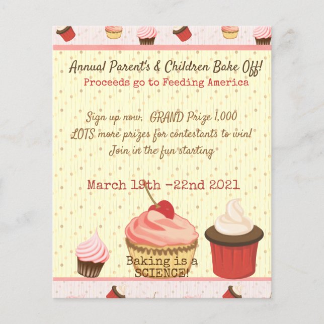 Cupcake Fun Flyer (Vorne)