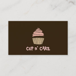 Cupcake, gâteau, Carte de visite de boulangerie