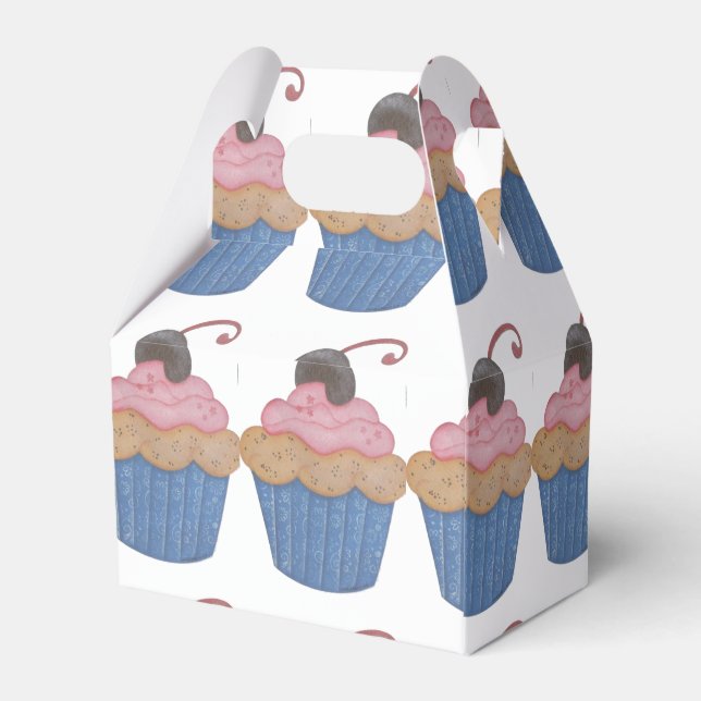 Cupcake Geschenkschachtel (Rückseite)