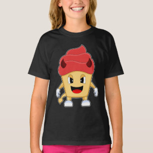Cupcake Halloween Devil T-Shirt