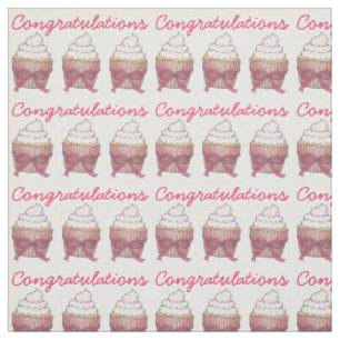 Cupcake Herzlichen Glückwunsch Baby Brautparty Cak Stoff