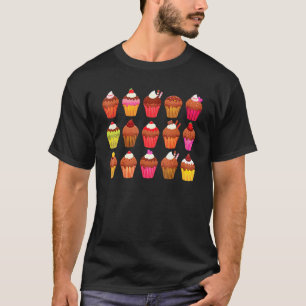 Cupcake I Liebe Cupcakes Backwaren T-Shirt