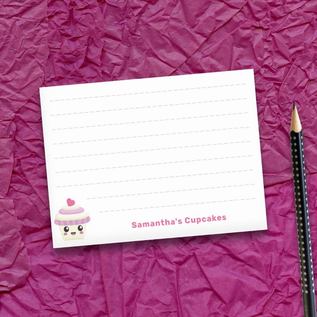 Cupcake Kawaii Post-it Klebezettel (Cupcake Kawaii Post-it Notes)
