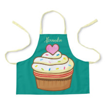 Cupcake Kids NOM tablier de cuisson rétro