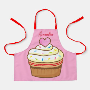 Cupcake Kids NOM tablier de cuisson rétro