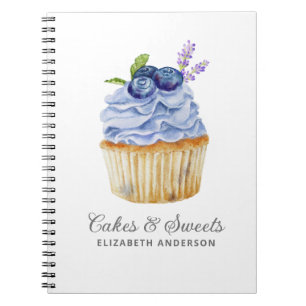 Cupcake Konditorei Koch Bäckerei Notebook Notizblock