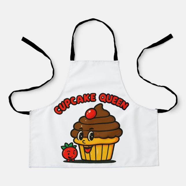 Cupcake-Königin Schürze (Vorderseite)
