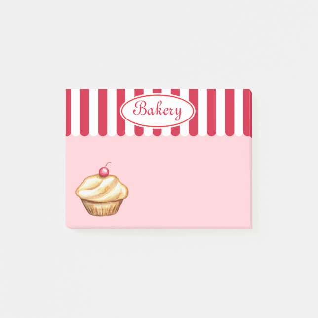 Cupcake Lebensmittelgeschäft Küche Post It Notes G Post-it Klebezettel (Vorderseite)