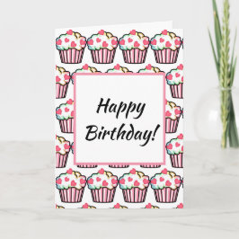 Cupcake Liebe Geburtstag Feiertagskarte