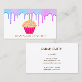 Cupcake Logo Bakery Koch, niedliche Visitenkarte
