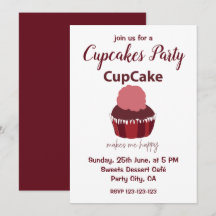 Cupcake macht mich glücklich Cupcake Party