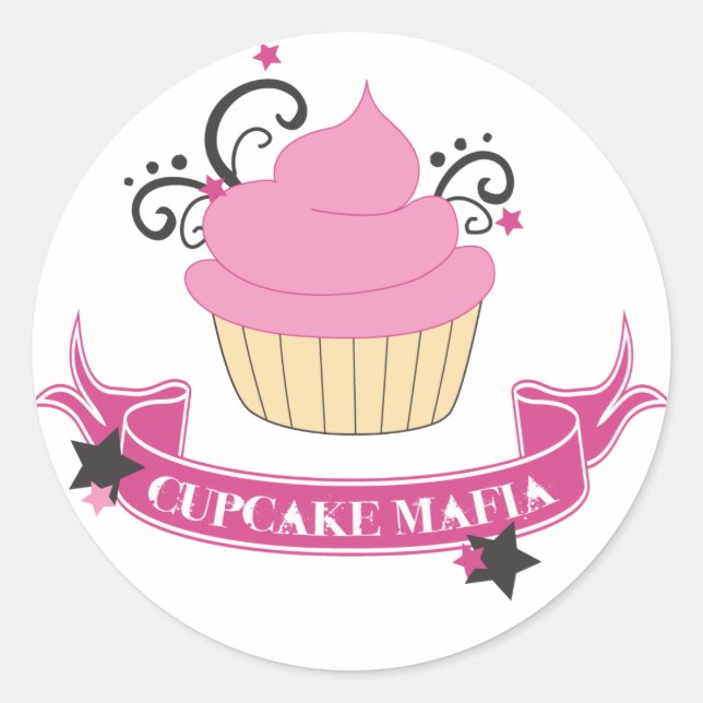 Cupcake Mafia Sticker (Vorderseite)