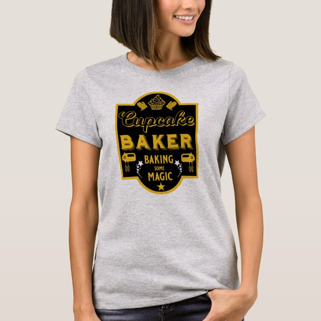 Cupcake Master Baker T-Shirt (Vorderseite)