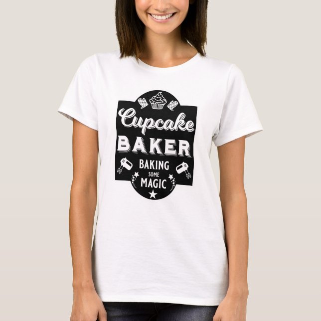 Cupcake Master Baker T-Shirt (Vorderseite)