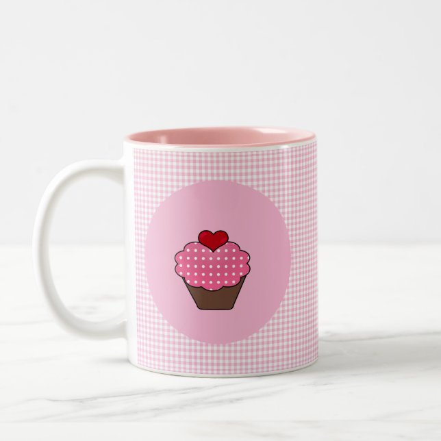 cupcake mignon personnalisé mugs (Gauche)