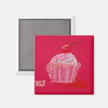 Cupcake mit Erdbeerfrosting