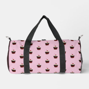 Cupcake mit Kirsche Oben Muster Duffle Bag