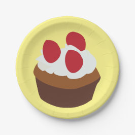 Cupcake Muffin Cupcake Pappteller