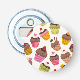 Cupcake Muster, Muffin Muster, Schokolade, Herz Flaschenöffner