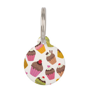 Cupcake Muster, Muffin Muster, Schokolade, Herz Haustiermarke