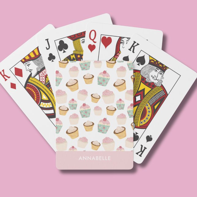 Cupcake-Muster  Spielkarten (Cupcake pattern playing cards)