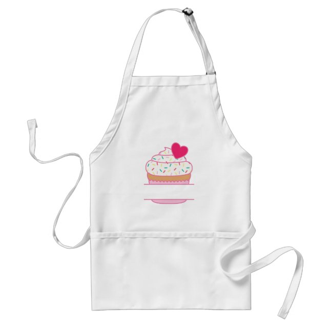 Cupcake Name Drop Schürze (Vorne)